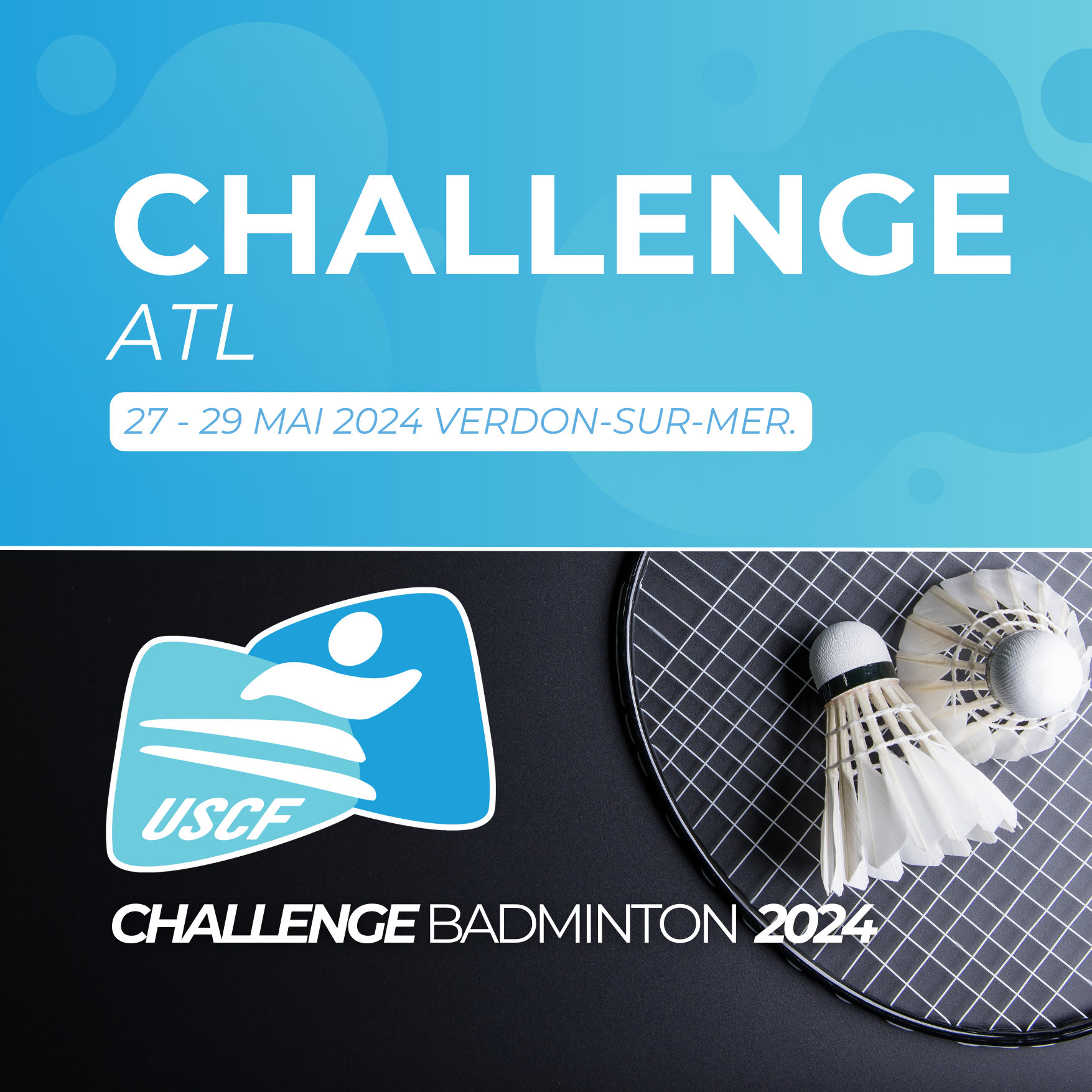 Le challenge de badminton du Comité ATL au Verdon-sur-Mer