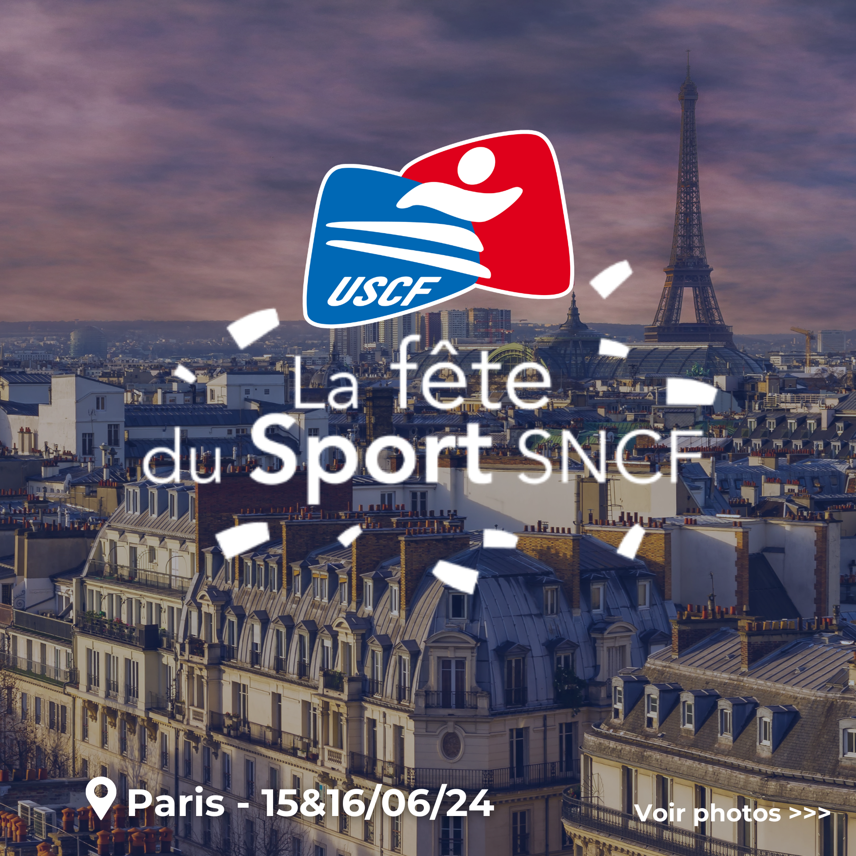 L’USCF à la dernière Fête du Sport SNCF à Paris